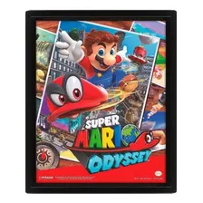 Súper Mario Odyssey Cuadro 3d