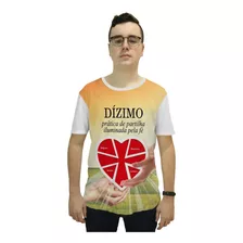 Camiseta Religiosa Masculina Dízimo Branco - Frui Vita