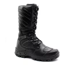 Coturno Bota Cano Alto Militar 5190 Rocan Elite Franca Couro