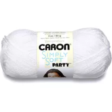 Caron Simply Soft Party - Ovillo De Lana, Diseño De Nieve