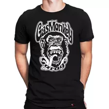 Camiseta Gas Monkey Garage Dallas Texas Restaurações Geek