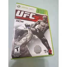 Ufc3 Undisputed Xbox 360 Mídia Física 