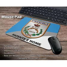 Mouse Pad Pmerj Polícia Militar Estado Rio De Janeiro Mod 1