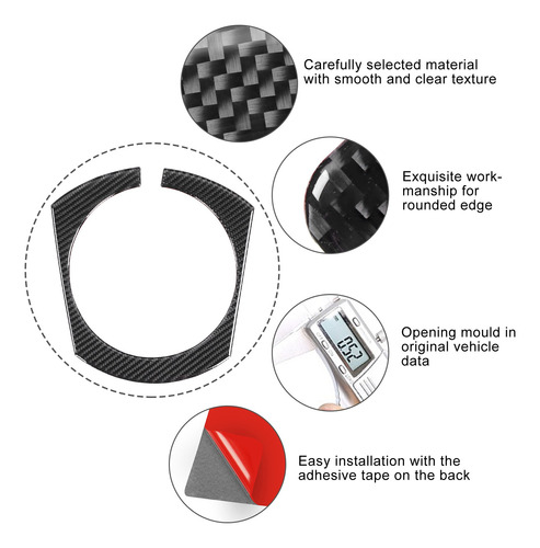 Panel De Cambio De Marchas De Fibra De Carbono Para Mazda Foto 6