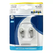 Kit Ampolletas Led Narva T10 W5w Cola De Pez