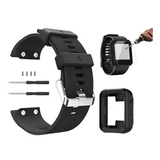 Kit Para Garmin 35 Ou 30 - 1x Pulseira 1x Case 1x Película