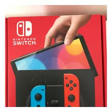 Nintendo Switch Oled 64gb Standard Cor Vermelho E Azul Néon