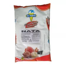 Base Pó Saborizante Nata 1 Kg Sorvete Picolé Gelados