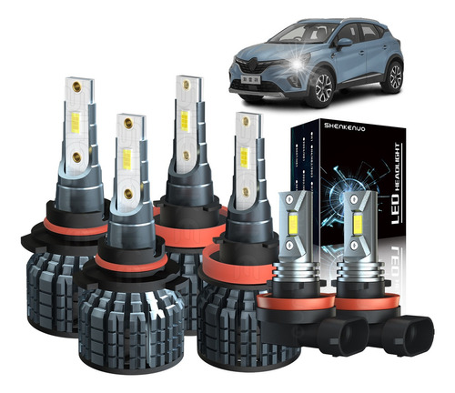 Para Subaru Kit De Focos Led 9005 H7 Luz Alta/baja 28000 Lm