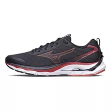 Tênis Mizuno Wave Dynasty 5 Color Preto/vermelho - Adulto 43 Br