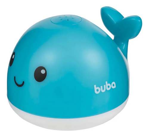 Brinquedo De Banho Baleia Esguicha Água C/ Luz 18815 - Buba Azul