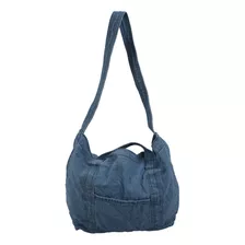 Denim Slouch Bolsa Casual Jean Tela Bolso De Ocio Coreano S