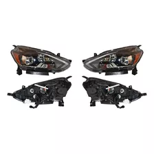 Par Faros Nissan Sentra 2016-2017-2018-2019 Leds Tyc