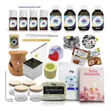 Kit Fabricação De Velas Aromáticas E Wax Melt Completo