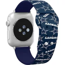 Dallas Cowboys - Correa De Reloj Hd Compatible Con Apple Wa.