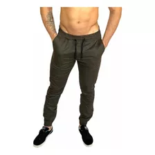 Calças Masculina Jogger Elástico Exército Camuflada