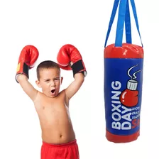 Saco De Boxe Brinquedo Infantil Divertido 30cm 