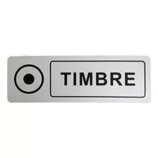 Señal Timbre - Aluminio - Letrero De Aviso