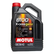 Óleo De Motor Motul Sintético 5w-40 Para Carros, Picapes E Suvs De 1 Unidade