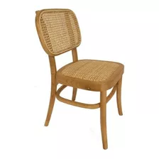 Silla De Comedor Cocina Maynor De Madera Esterilla De Rattan Roble