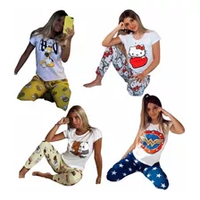 Pijama Netflix - Stitch - Simpsons - Greys Anatomy - Mujer Maravilla - Palta - Forky Y Mas