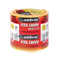 Fita Crepe 48mm X 50m Adelbras C/ 2 Rolos Para Pintura