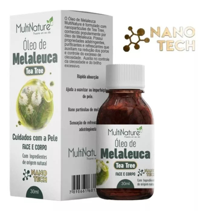 Óleo Melaleuca Tea Tree 30ml Pronto Para Pele Multinature