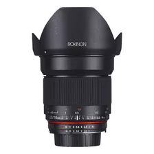 Lente Gran Angular Asférica Rokinon 16maf-n De 16 Mm Para Cá