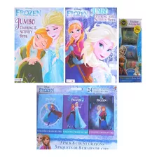 Frozen Fever 2 Libros Colorear Y Actividades Paquete De...