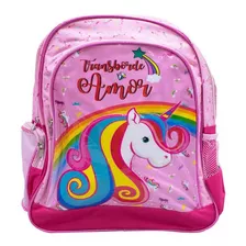 Mochila Rosa Unicórnio Yfkit-3 - Disney