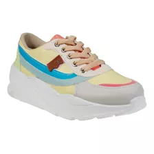 Tenis Casuales Mujer Chunky Pols Pol8801