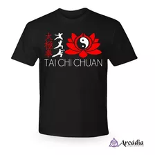 Camiseta Tai Chi Chuan - Preta