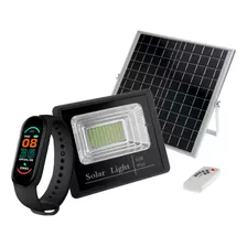 Foco Led 60w Solar + Panel Solar + Control + Smartwatch 