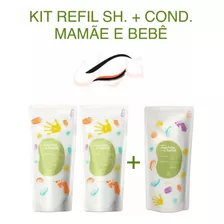 2 Refil Shampoo + Refil Cond. Natura Mamãe E Bebê 200ml Cada