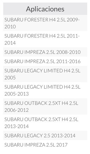 Balata Trasera De Freno Subaru Legacy Limited H4 2.5l 05-13 Foto 5