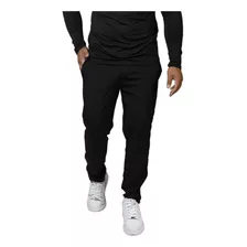 Calça Masculina Esportiva Slim Jogger Zíper Na Barra