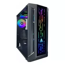 Bk Mid Gaming Case 1 Panel De Vidrio Templado Puertos...