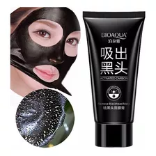 Mascarilla Facial Para Piel Grasa Bioaqua Activated Carbon Activated Carbon Remove Blackhead Mask 60g Y 60ml