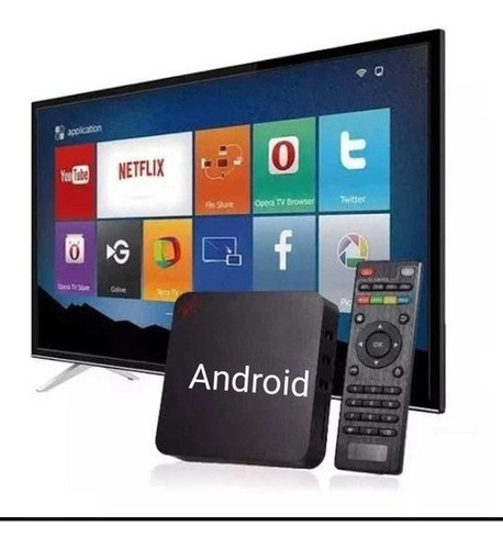 Aparelho Adaptador Smart Tv Box Transforme Sua Tv Em Smarttv