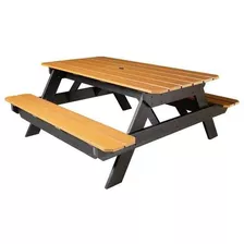 Mesa Picnic Terraza. Madera 4 Cm Espesor .para 6 Personas 