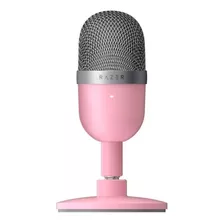 Microfone Razer Seiren Seiren Mini Condensador Supercardióide Cor Rosa-quartzo