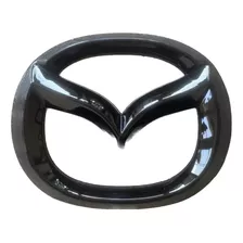Moldura Emblema Parrilla Negro Gloss Mazda 3