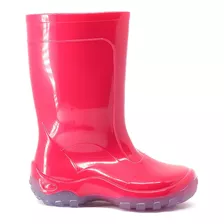 Bota Infantil Impermeável Galocha Borracha Diversas Cores