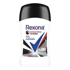 Desodorante En Barra Rexona Antibacterial+invisible 48h 45g