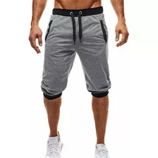 Bermuda Jogger Moletom Masculina 3/4 Premium Top Estilo 