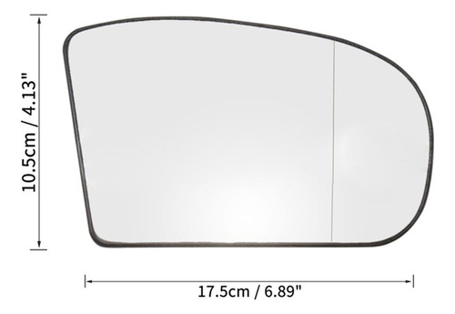 Espejo De Cristal Lateral Derecho Para Mercedes-benz E500 E3 Foto 2