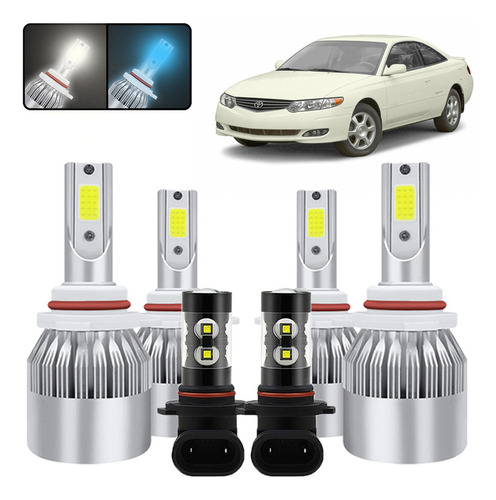 Kit De Focos Led 9005 H11 9145 Para Toyota Solara 2004-2006 Toyota Solara