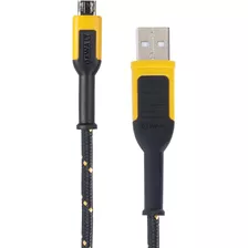 Dewalt - Cable Trenzado Reforzado Para Micro Usb, 6 Pies, Ne