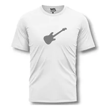 Camisa Camiseta Guitarra Dry Fit Masculino Treino Banda Rock
