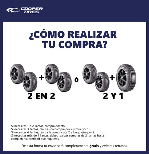 Paq 2 Llantas 225/70 R14 Cooper Discoverer Atr Suv 99s Foto 4